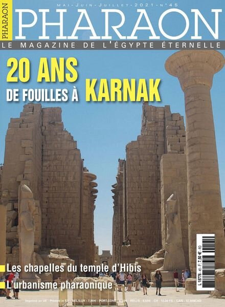 Pharaon Magazine – Mai-Juillet 2021 Cover