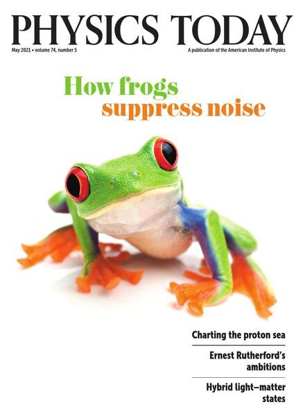Physics Today – May 2021 Cover