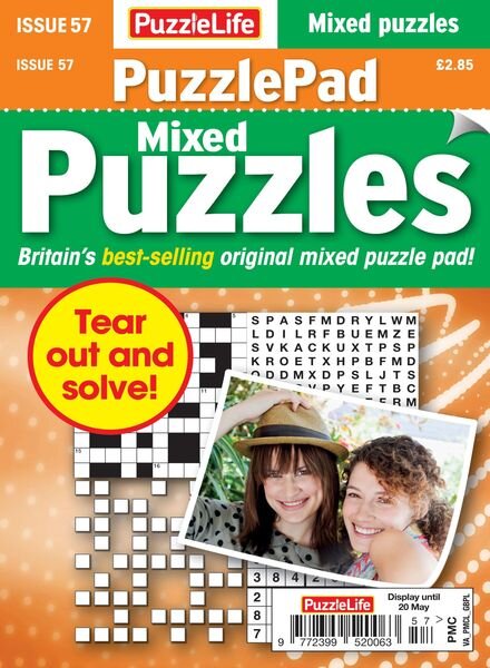 PuzzleLife PuzzlePad Puzzles – 22 April 2021 Cover