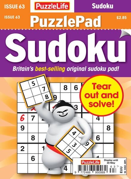 PuzzleLife PuzzlePad Sudoku – 22 April 2021 Cover