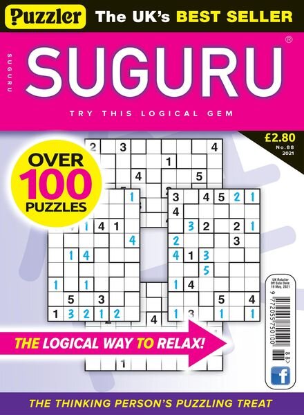 Puzzler Suguru – April 2021 Cover