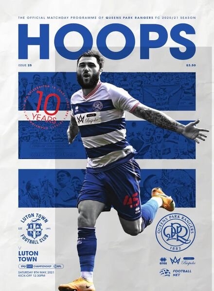 QPR Official Programmes – vs Luton Town – 8 May 2021 Cover