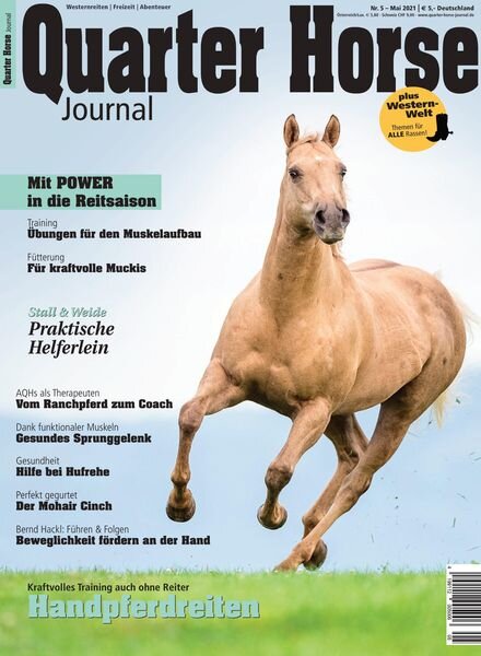 Quarter Horse Journal – 25 April 2021 Cover