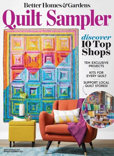Quilt Sampler – April 2021 Cover
