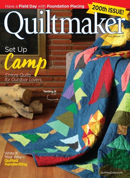 Quiltmaker – July 2021 Cover