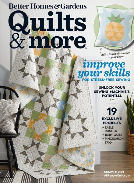 Quilts and More – May 2021 Cover