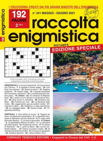 Raccolta Enigmistica – maggio 2021 Cover