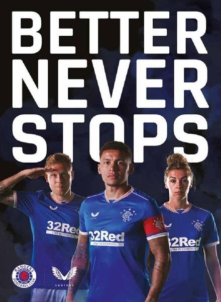 Rangers Football Club Matchday Programme – Rangers v St Johnstone – 25 April 2021 Cover