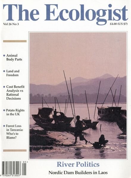 Resurgence & Ecologist – Ecologist, Vol 26 N 3 – May-June 1996 Cover