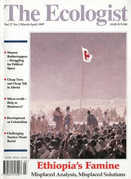 Resurgence & Ecologist – Ecologist, Vol 27 N 2 – March-April 1997 Cover