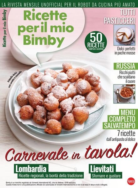 Ricette per il Mio Bimby – gennaio 2021 Cover