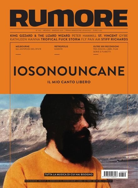 Rumore – Maggio 2021 Cover