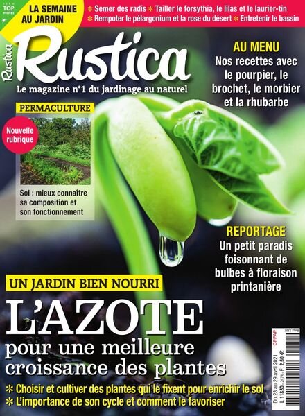 Rustica – 23 Avril 2021 Cover