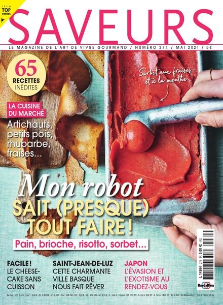 Saveurs France – Mai 2021 Cover