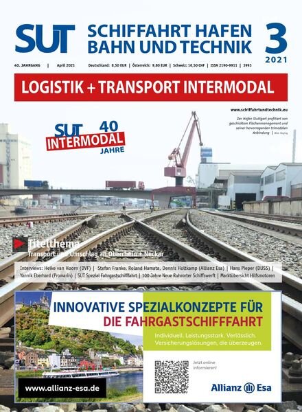 Schiffahrt Hafen Bahn und Technik – April 2021 Cover