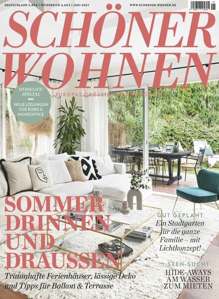Schoner Wohnen – Juni 2021 Cover