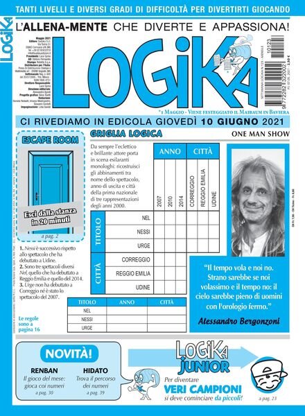Settimana Logika – 07 maggio 2021 Cover