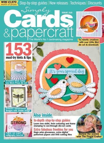 Simply Cards & Papercraft – Issue 216 – April 2021 Cover