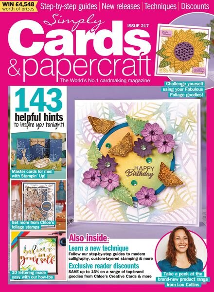 Simply Cards & Papercraft – May 2021 Cover