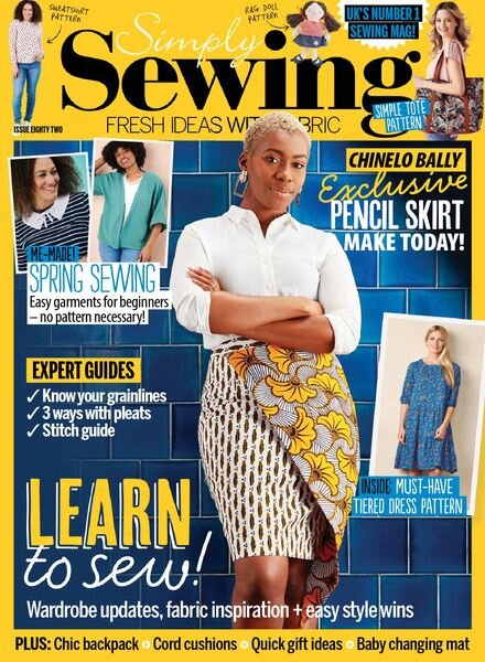 Simply Sewing – July 2021 Cover