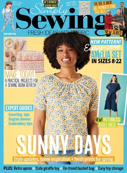 Simply Sewing – June 2021 Cover