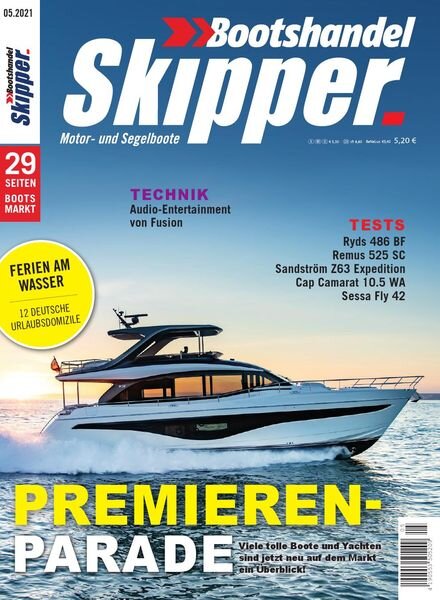 Skipper Bootshandel – April 2021 Cover