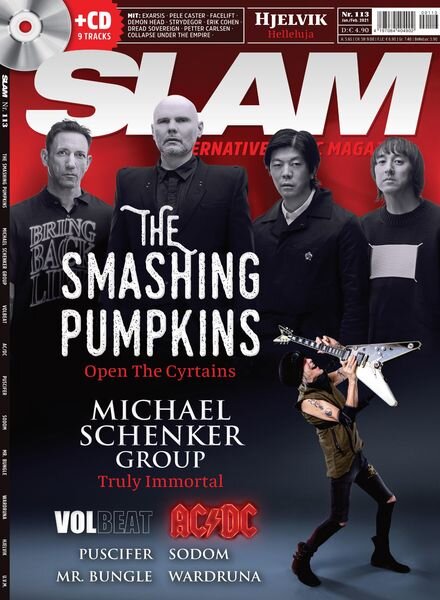 SLAM Alternative Music Magazine – Januar 2021 Cover
