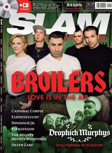 SLAM Alternative Music Magazine – Mai 2021 Cover