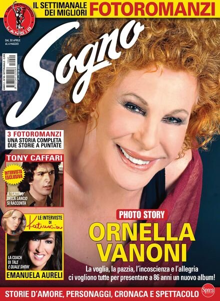 Sogno – 30 aprile 2021 Cover