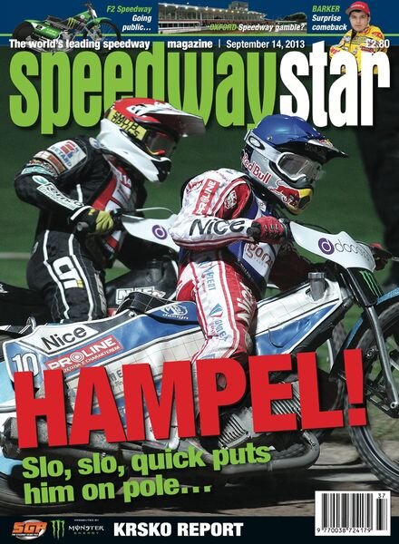 Speedway Star – September 14, 2013 Cover