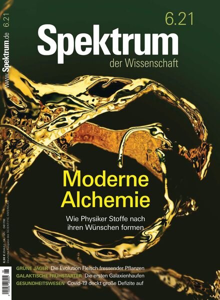 Spektrum der Wissenschaft – 15 Mai 2021 Cover