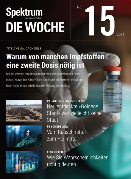 Spektrum – Die Woche – 16 April 2021 Cover