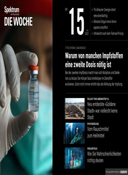 Spektrum Die Woche – 17 April 2021 Cover