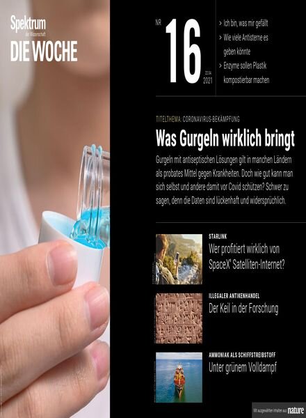 Spektrum Die Woche – 23 April 2021 Cover