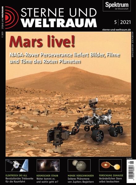 Spektrum – Sterne und Weltraum – 16 April 2021 Cover