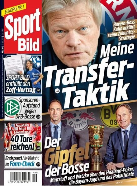 Sport Bild – 12 Mai 2021 Cover