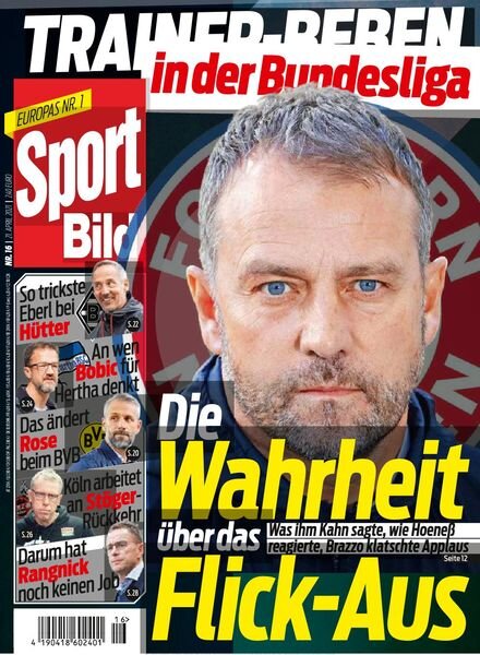Sport Bild – 21 April 2021 Cover