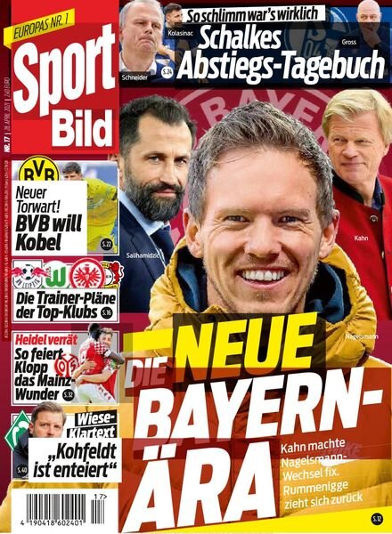 Sport Bild – 28 April 2021 Cover