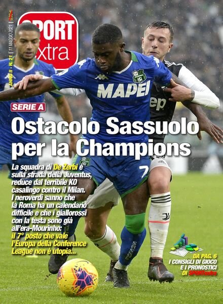 SPORTextra – 11 Maggio 2021 Cover