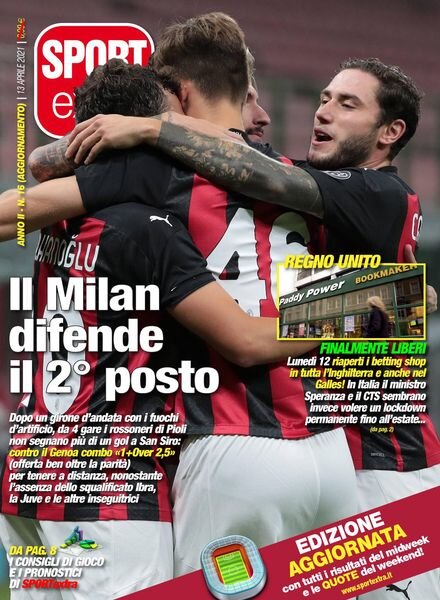 SPORTextra – 16 Aprile 2021 Cover
