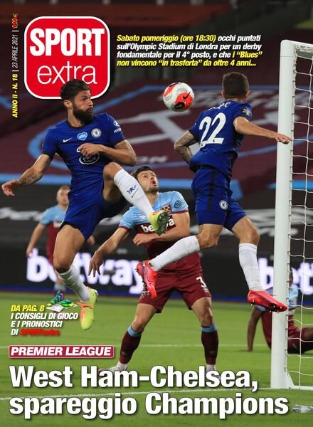 SPORTextra – 23 Aprile 2021 Cover