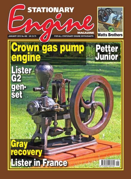 Stationary Engine – Issue 490 – January 2015 Cover