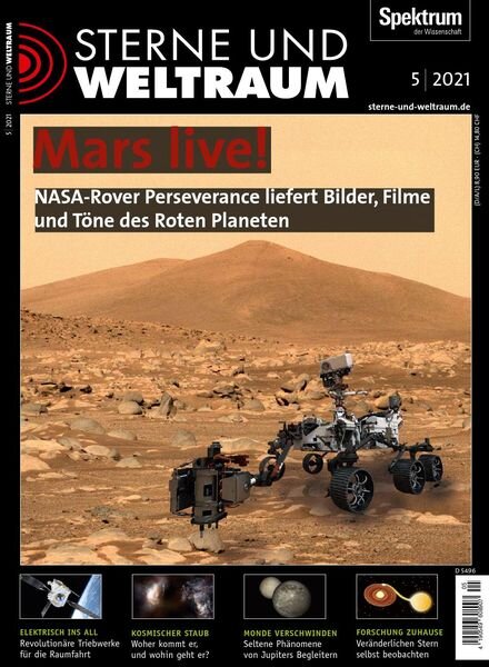 Sterne und Weltraum – Mai 2021 Cover