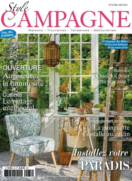 Style Campagne – Mai-Juin 2021 Cover