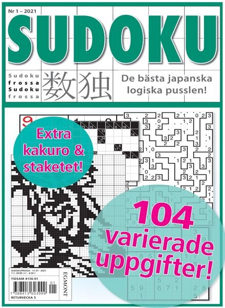 Sudoku Frossa – 07 januari 2021 Cover