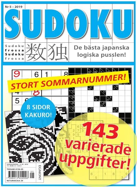 Sudoku Frossa – 14 juni 2019 Cover