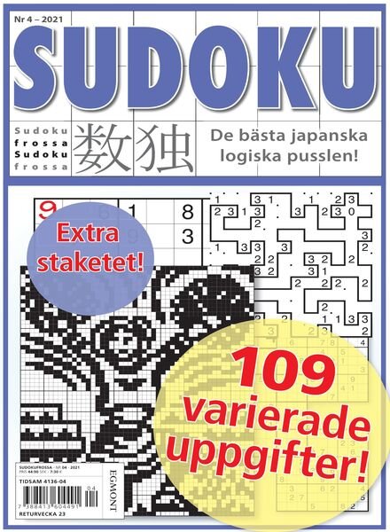 Sudoku Frossa – 22 april 2021 Cover