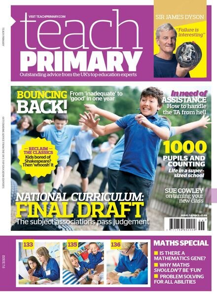 Teach Primary – Volume 7 Issue 6 – September 2013 Cover