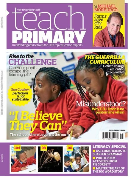 Teach Primary – Volume 7 Issue 8 – November 2013 Cover