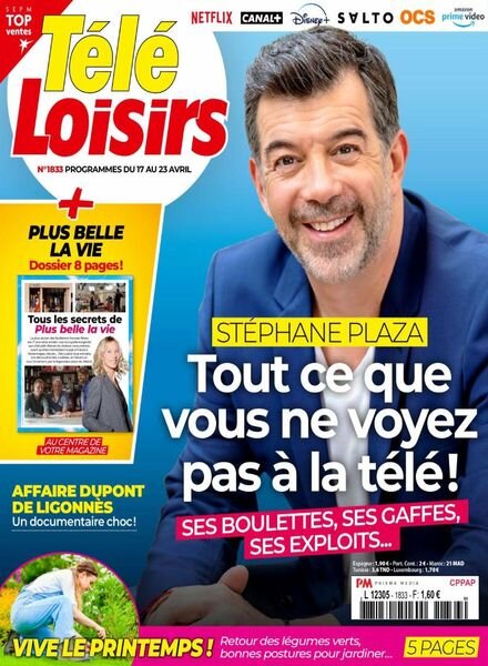 Tele Loisirs – 12 Avril 2021 Cover